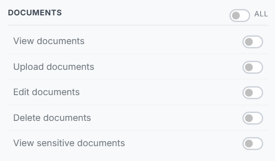 Marking a document as sensitive in LumaCare